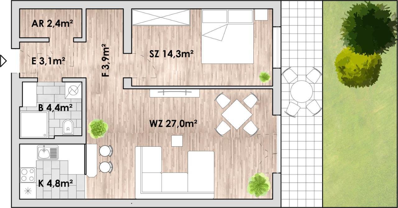 Ostsee-Ferienwohnung-Lipsia Ostseebad Nienhagen Eksteriør bilde